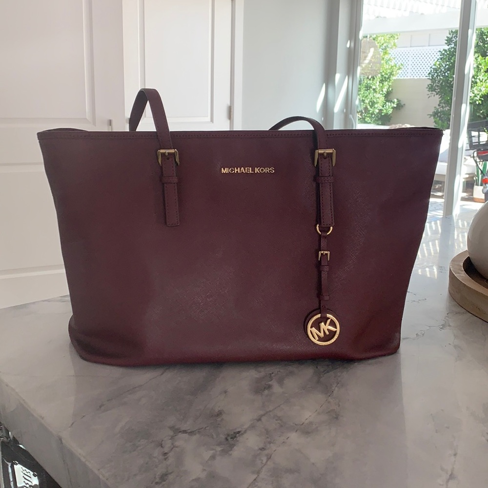Michael Kors Maroon Tote